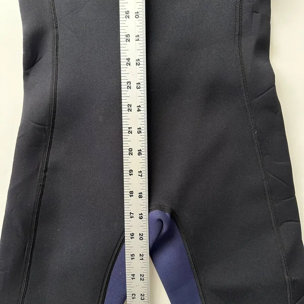 Dark Lightning EUC Shorty‎ 2MM Neoprene Black Blue Wetsuit Kids 10 - Picture 4 of 7